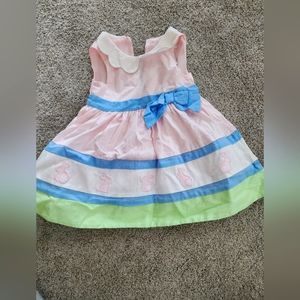 Easter dress with bunny headband